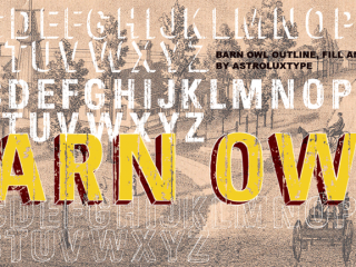 Barn Owl Font