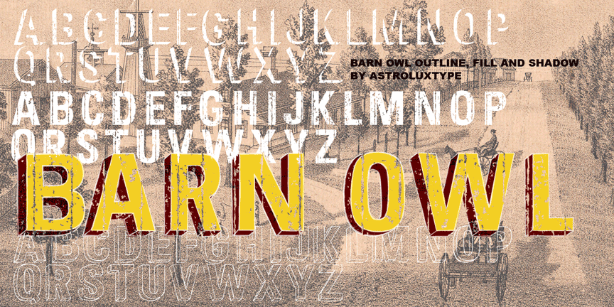 Barn Owl Font