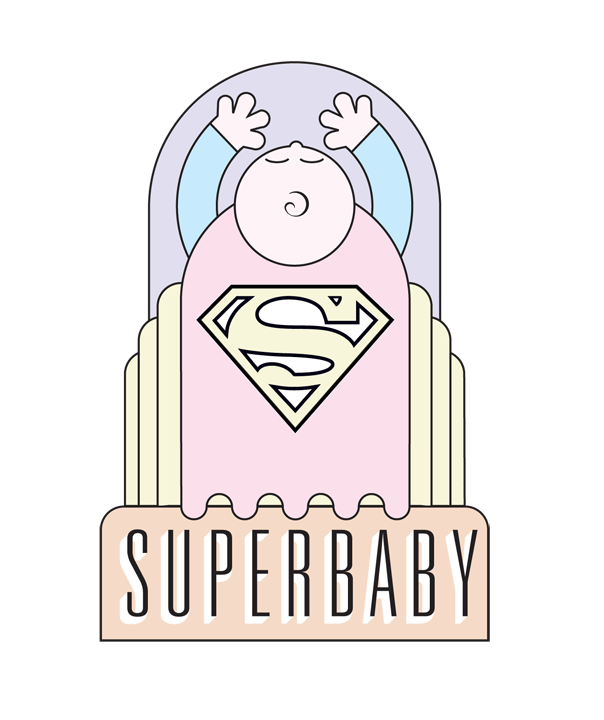 Superbaby Merchandising Art