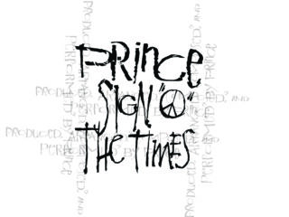 Prince Sign O’ The Times Lettering